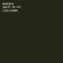 #252818 - Log Cabin Color Image